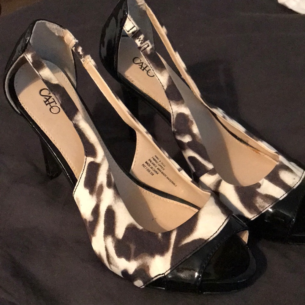 Caito leopard heels